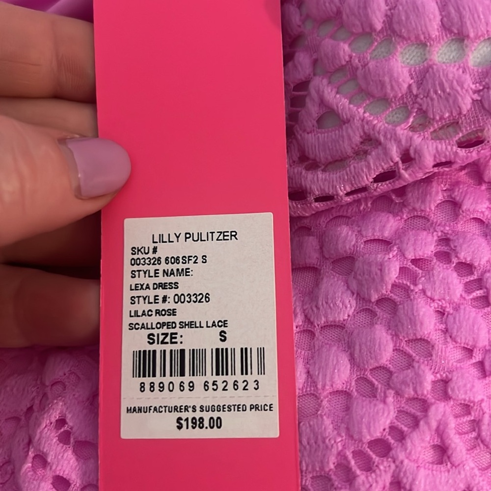 New with tags Lilly Pulitzer off the shoulder dress - Picture 3 of 3